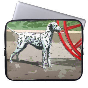 Capa Para Notebook Bolsa para Computador Portátil Dalmata Pintada Vin