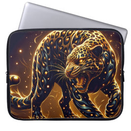 Capa Para Notebook Bolsa para Laptop 15" Neoprene Leopardo Eletrônico