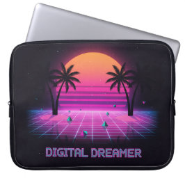 Capa Para Notebook Bolsa para Laptop Acolchoada Digital Dreamer
