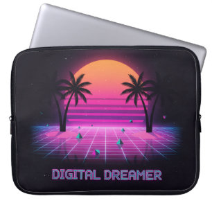 Capa Para Notebook Bolsa para Laptop Acolchoada Digital Dreamer