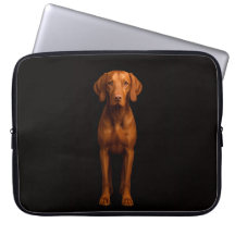 Bolsa para Laptop Black 4 Luxe, Cão Vizsla Ágil