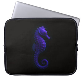 Capa Para Notebook Bolsa para Laptop Black 4 Luxe, Cavalo-Marinho Vio