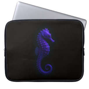 Capa Para Notebook Bolsa para Laptop Black 4 Luxe, Cavalo-Marinho Vio
