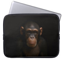 Bolsa para Laptop Black 4 Luxe, Chimpanzé Sereno