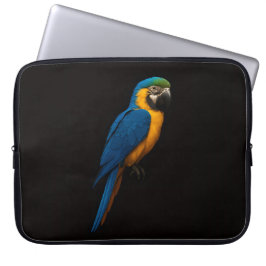 Capa Para Notebook Bolsa para Laptop Black 4 Luxe com Arara Azul e Am