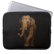 Bolsa para Laptop Black 4 Luxe, Elefante Indiano