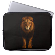 Bolsa para Laptop Black 4 Luxe, Leão Majestoso