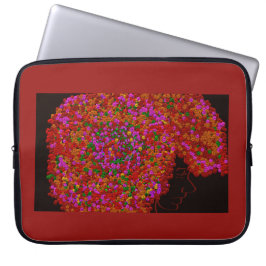 Capa Para Notebook Bolsa para Laptop Bloom à Meia-Noite