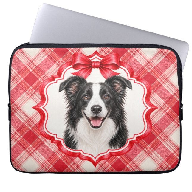 Capa Para Notebook Bolsa para Laptop Border Collie (Frente)