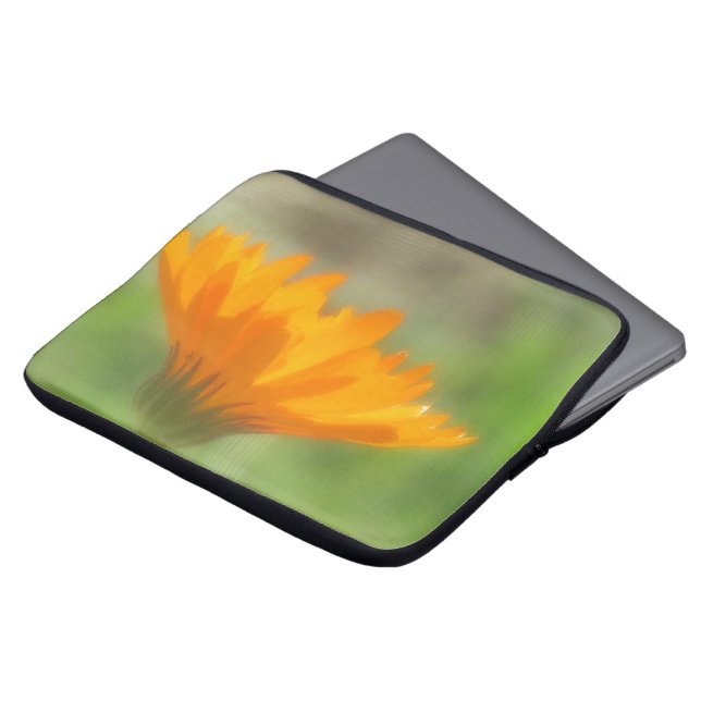 Capa Para Notebook Bolsa para Laptop - Calendula (Frente Topo)