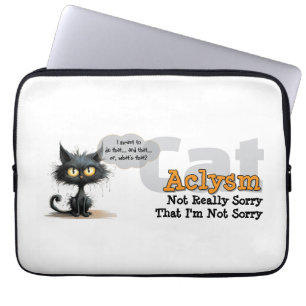 Capa Para Notebook Bolsa para Laptop Chaos Kitty: Sem Desculpas