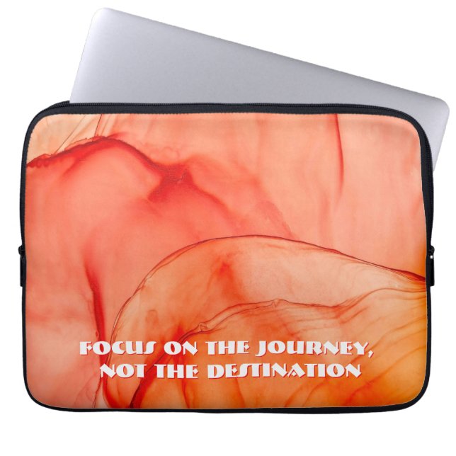 Capa Para Notebook Bolsa para Laptop com Citação Personalizada - Esté (Frente)