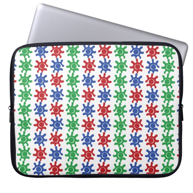 Capa Para Notebook Bolsa para Laptop com Padrão Abstrato Ímpar 15 pol (Frente)