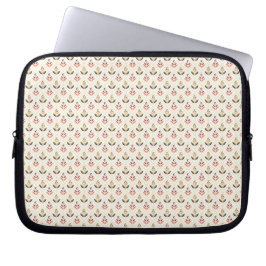 Capa Para Notebook Bolsa para laptop com um delicado desenho de flor 