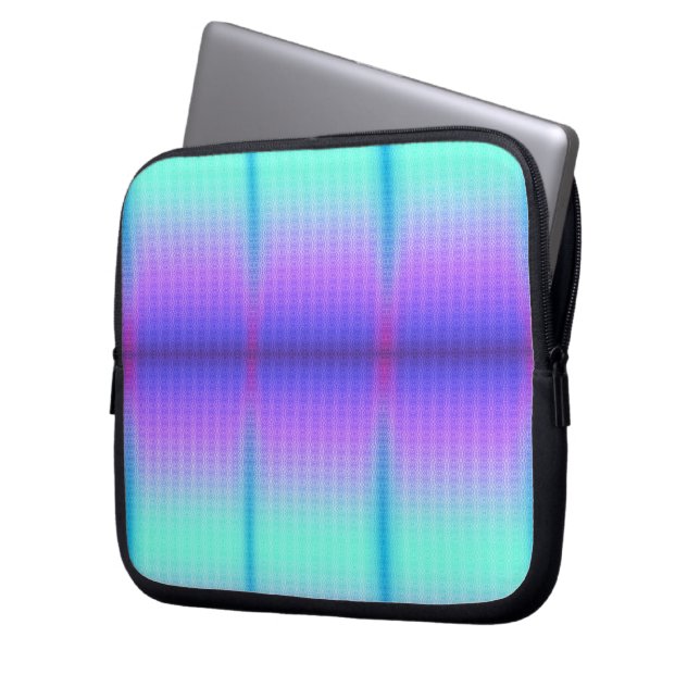 Capa Para Notebook Bolsa para laptop com um design geométrico vibrant (Frente Esquerda)