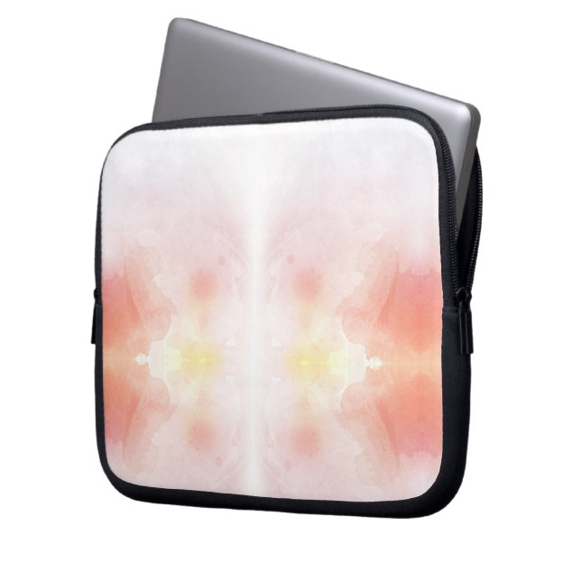 Capa Para Notebook Bolsa para laptop com um design suave em aquarela (Frente Esquerda)