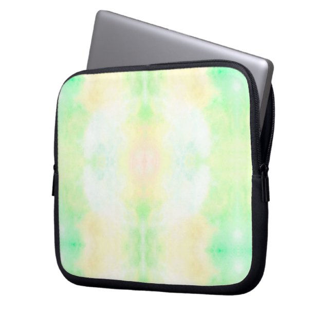 Capa Para Notebook Bolsa para laptop com um design tie-dye pastel sua (Frente Esquerda)