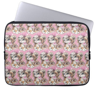 Capa Para Notebook Bolsa para Laptop de Cachorrinho