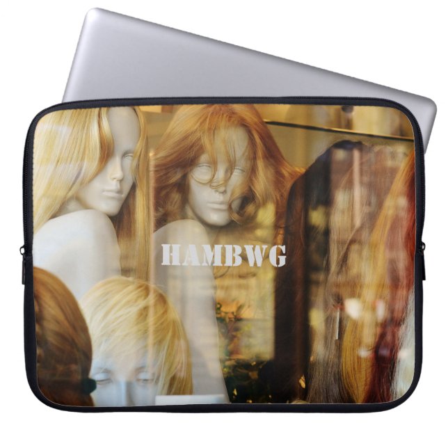 Capa Para Notebook Bolsa para Laptop de Neoprene HAMbWG - Manequins (Frente)