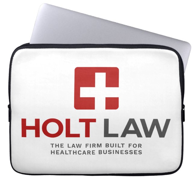 Capa Para Notebook Bolsa para Laptop de Neoprene Holt Law (Vermelho) (Frente)