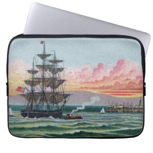 Capa Para Notebook Bolsa para Laptop de Neoprene Martha's Vineyard