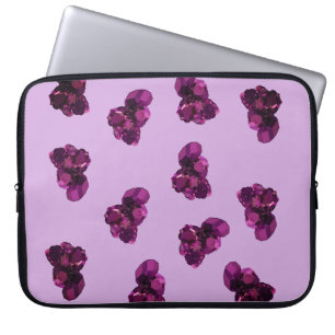 Capa Para Notebook Bolsa para Laptop de Neoprene Roxo Ameixas 15"