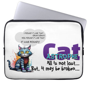 Capa Para Notebook Bolsa para Laptop Divertida – Catástrofe: ...não e