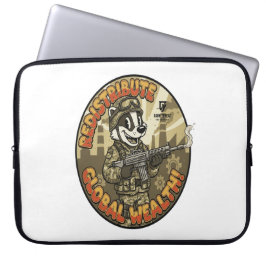 Capa Para Notebook Bolsa para Laptop Global Wealth Badger
