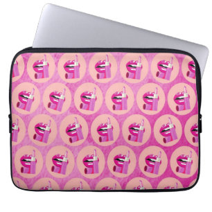 Capa Para Notebook Bolsa para Laptop Lábios