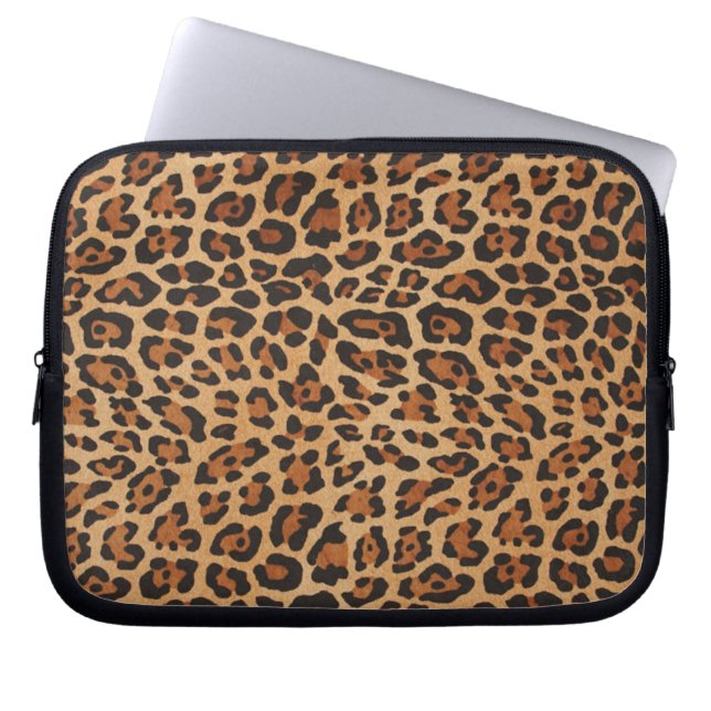Capa Para Notebook Bolsa para Laptop leopardo (Frente)