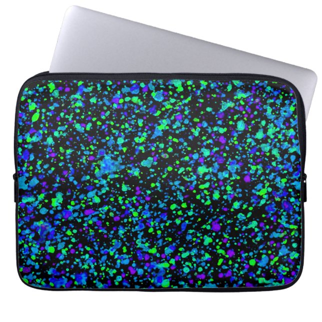 Capa Para Notebook Bolsa para Laptop - Mancha Azul (Frente)