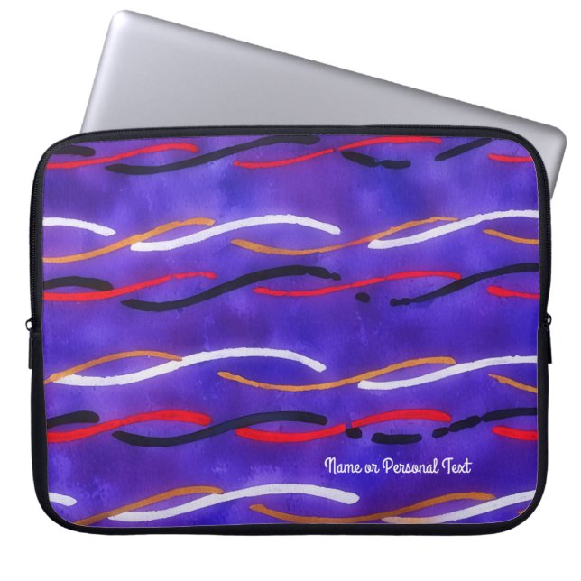 Capa Para Notebook Bolsa para Laptop Pessoal com Arte de Padrão Vinta (Frente)