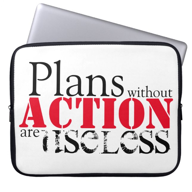 Capa Para Notebook Bolsa para Laptop Plan Action (Frente)