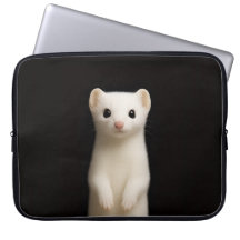 Bolsa para Laptop Preta 4 Luxe, Arminho Elegante