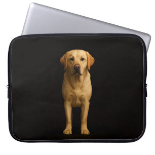 Capa Para Notebook Bolsa para Laptop Preta 4 Luxe, Labrador Minimalis