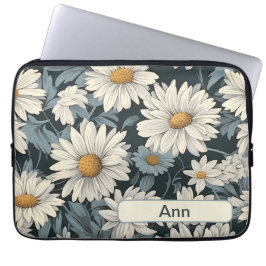 Capa Para Notebook Bolsa para laptop Retro Flowers 11