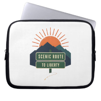 Capa Para Notebook Bolsa para Laptop Scenic Route To Liberty
