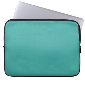 Capa Para Notebook Bolsa para Laptop Turquesa com Recorte Preto