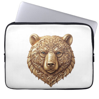 Capa Para Notebook Bolsa para Laptop Urso Pardo Majestoso, Vida Selva
