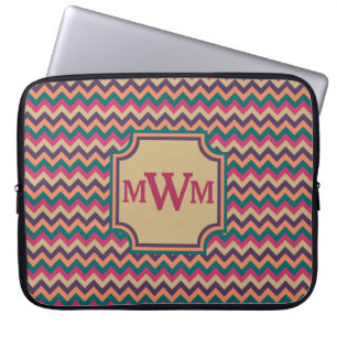 Capa Para Notebook Bolsa para Laptop Zigue-Zague Tropical