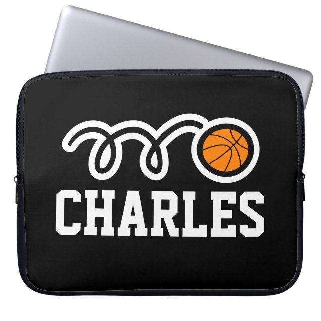 Capa Para Notebook Bolsa personalizada de basquete Neoprene 15 polega (Frente)