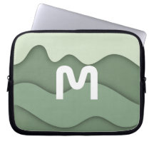 Bolsa Personalizada para Laptop com Onda de Sage