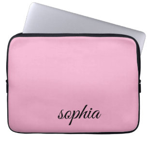 Capa Para Notebook Bolsa Personalizada Rosa para Notebook para Menina