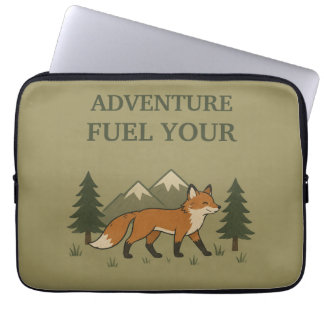 Capa Para Notebook Bolsa Tech de Raposa da Floresta