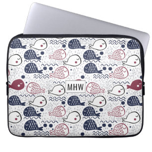 Capa Para Notebook Bolsas de laptop de monograma personalizadas de pa
