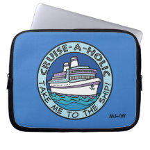Bolsas de laptop de monograma personalizado Cruise