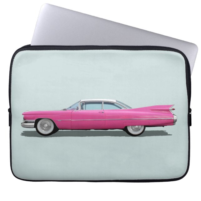 Capa Para Notebook Bolsas de laptop DE RETRO DE CARRO CLÁSSICO DE TIN (Frente)