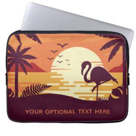 Capa Para Notebook Bolsas de laptop de texto personalizadas Tropical 