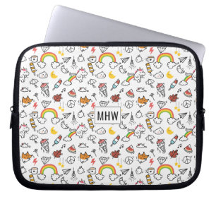 Capa Para Notebook Bolsas de laptop personalizadas de monograma do pa
