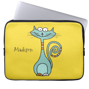 Capa Para Notebook Bolsas de laptop personalizadas de nome e cor de C
